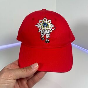 Pokemon Organized Play! TCG VGC Solgaleo Red Adjustable Hat Cap